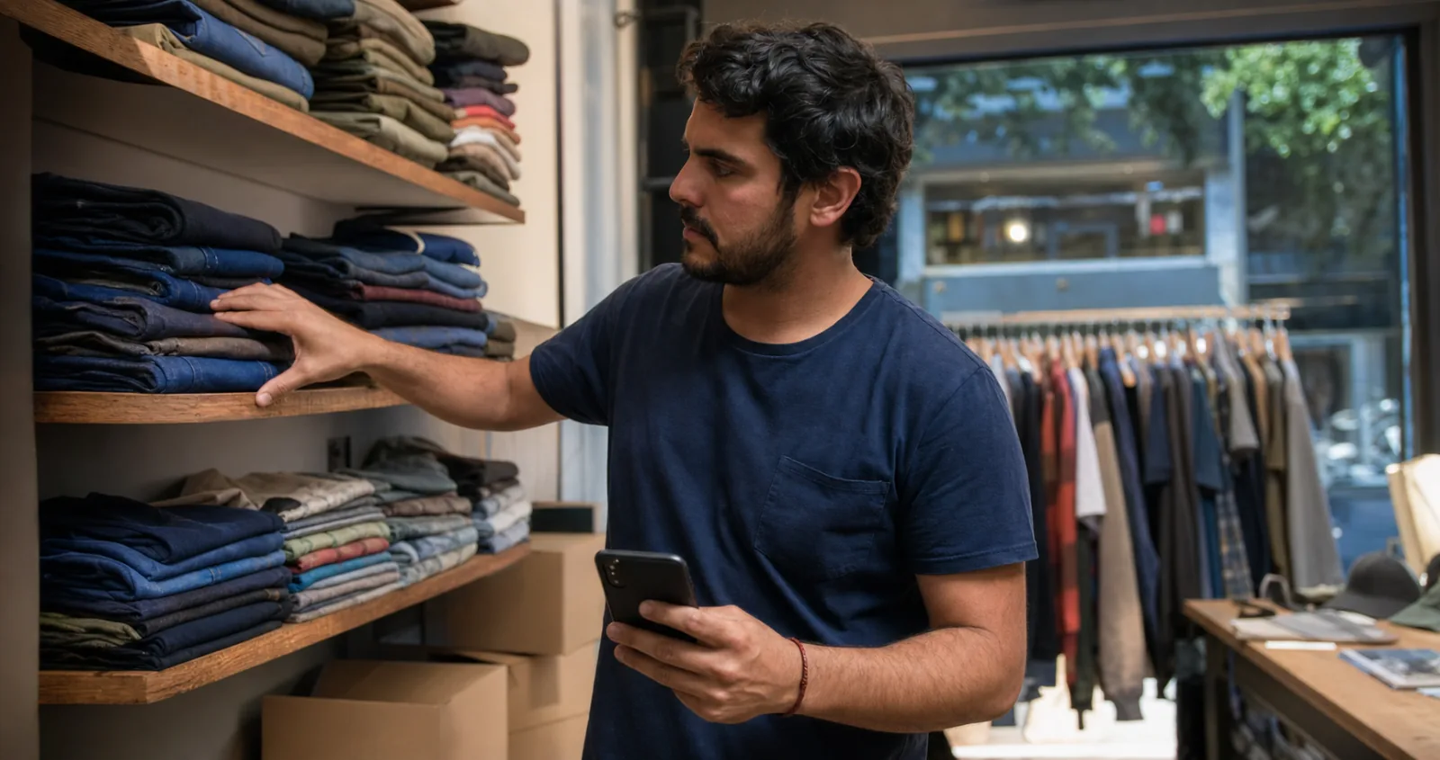 Control de stock en un comercio de ropa con gestión ecommerce